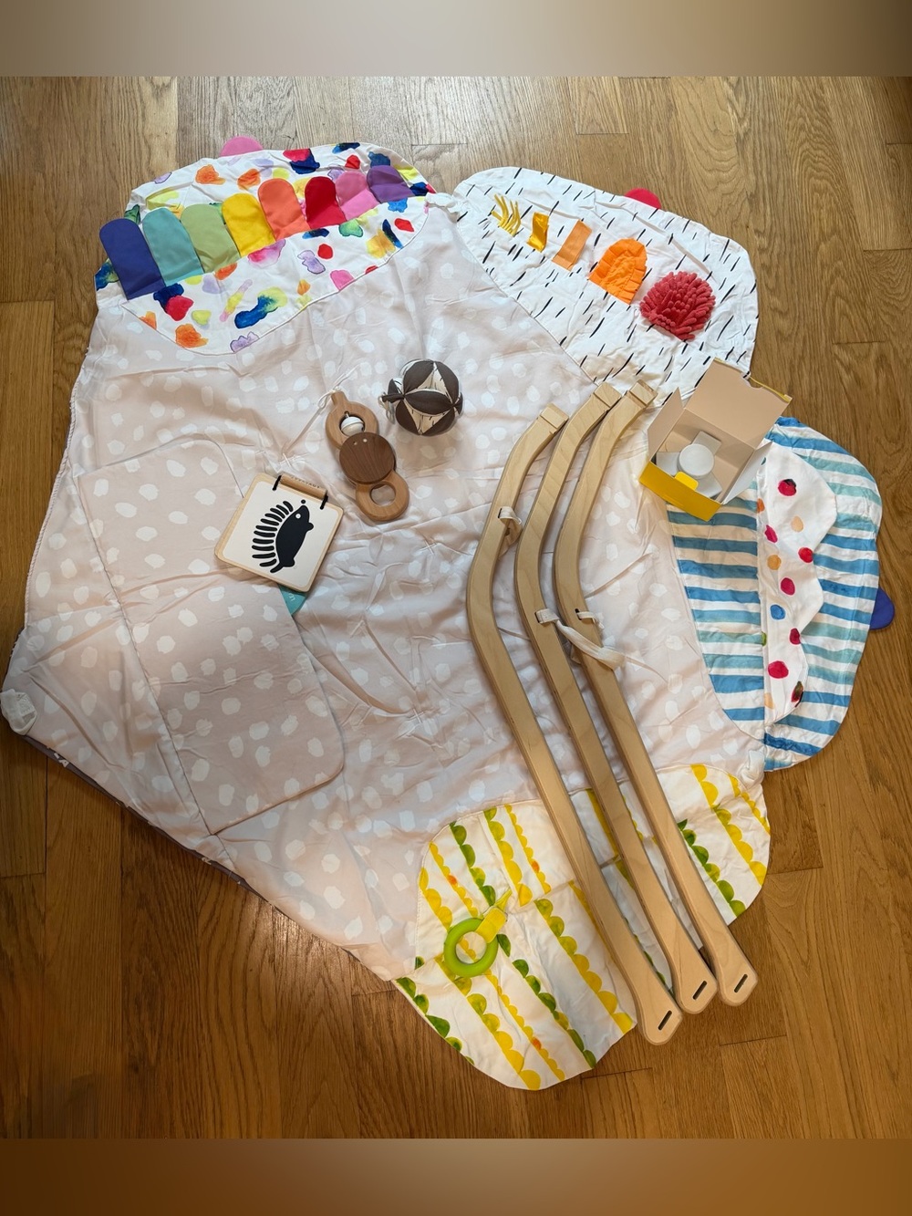Lovevery Play Gym - Soft Activity Mat with Hanging Toys